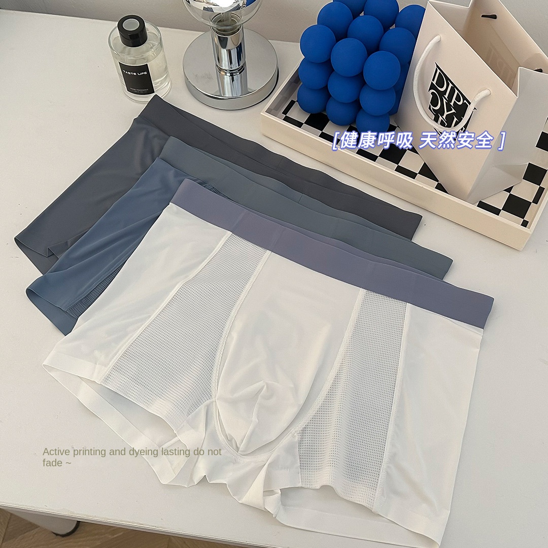 Ice Silk Men's Boxer Briefs