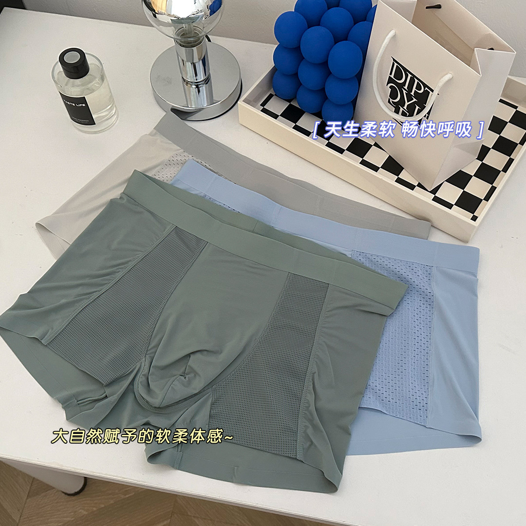 Ice Silk Men's Boxer Briefs