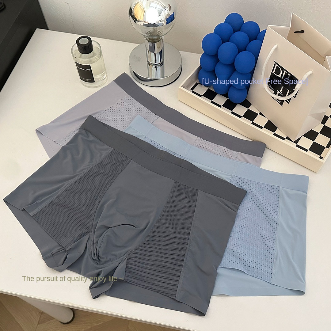 Ice Silk Men's Boxer Briefs