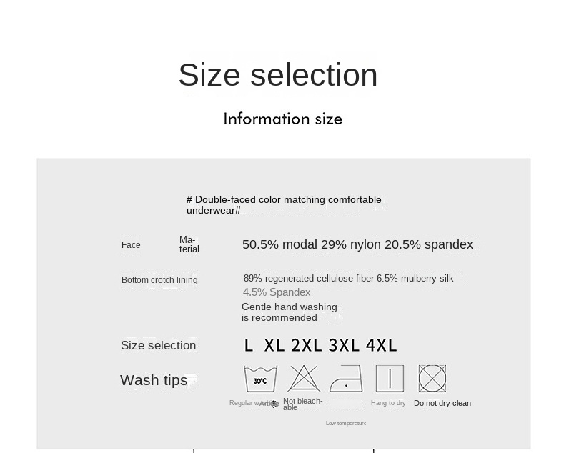 Men's Modal Silk Underwear