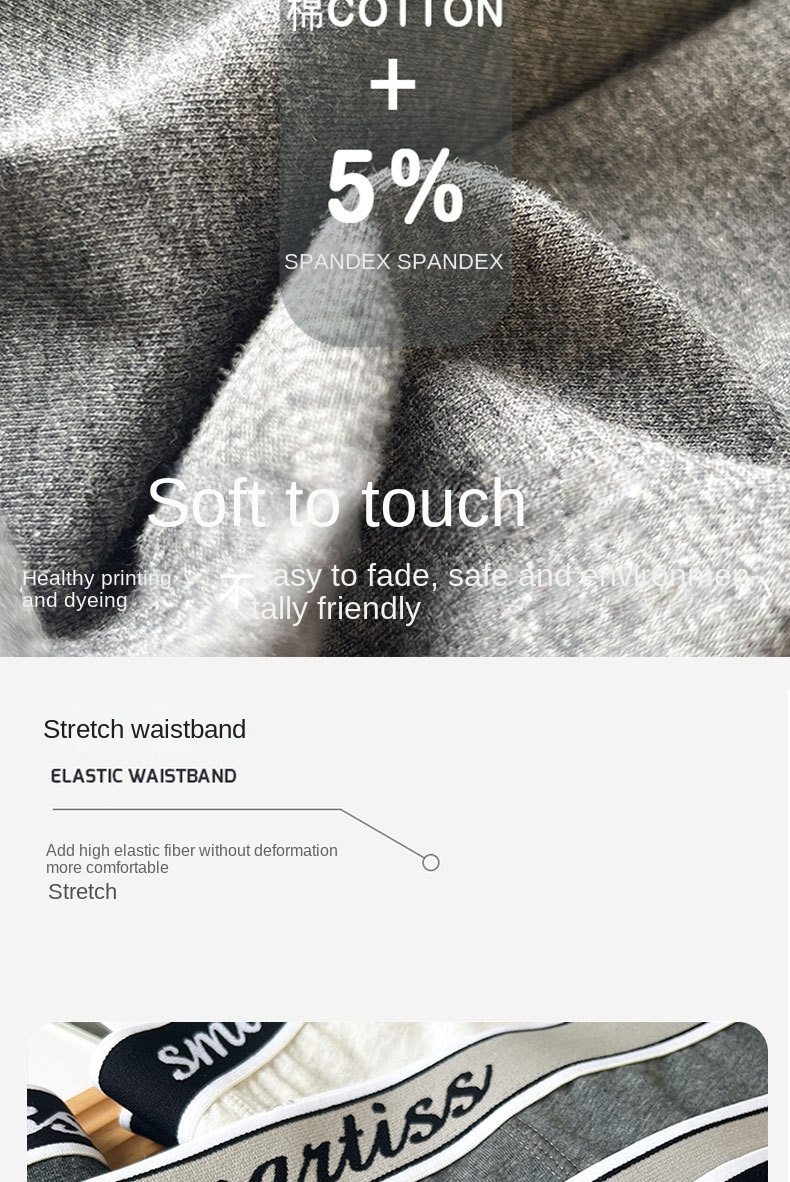 Pure Cotton Comfort Men's Boxers