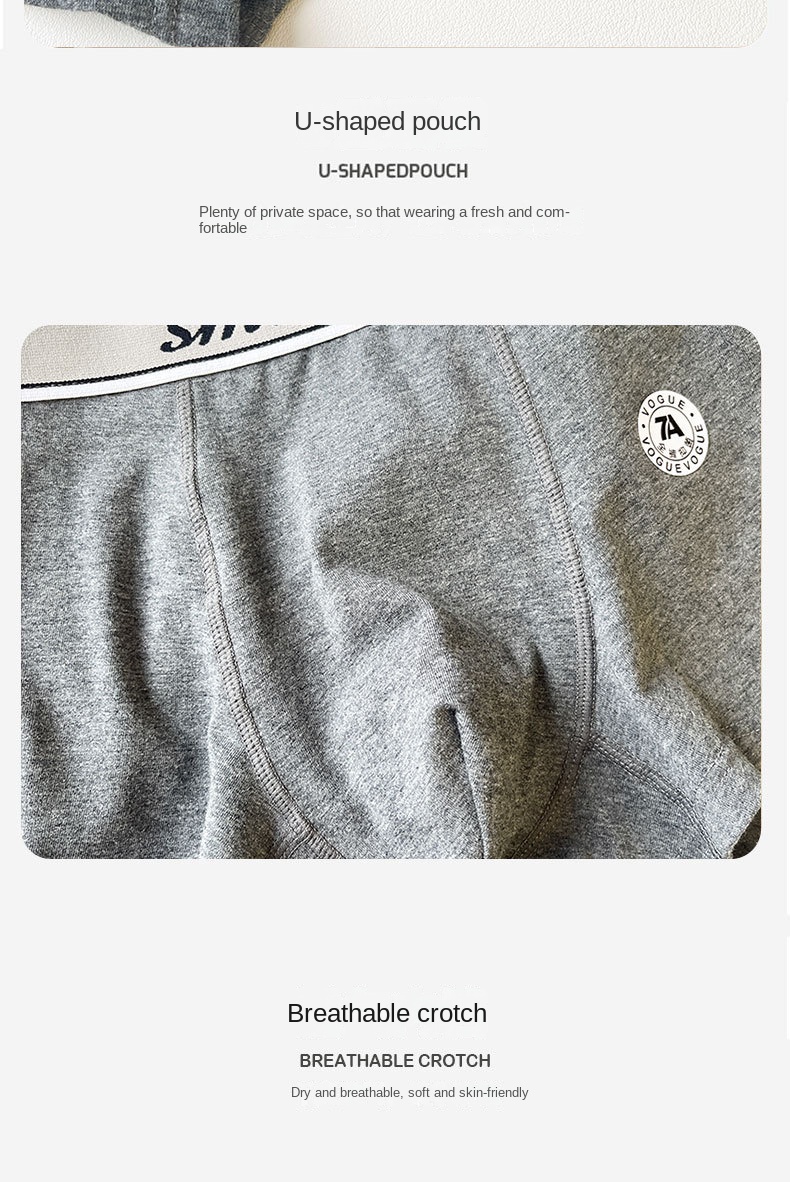 Pure Cotton Comfort Men's Boxers