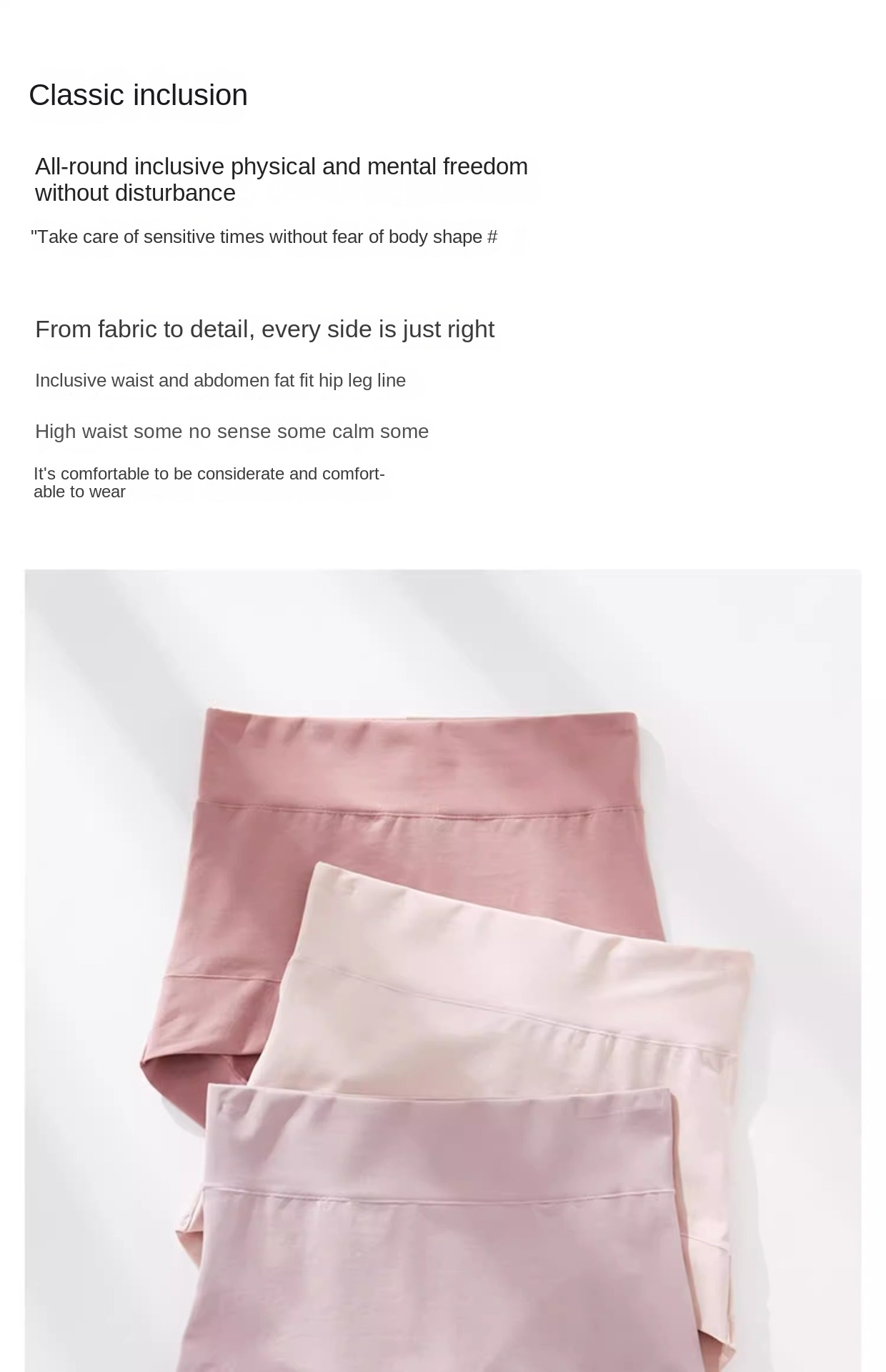 Cotton Comfort Women's High-Waist Underwear