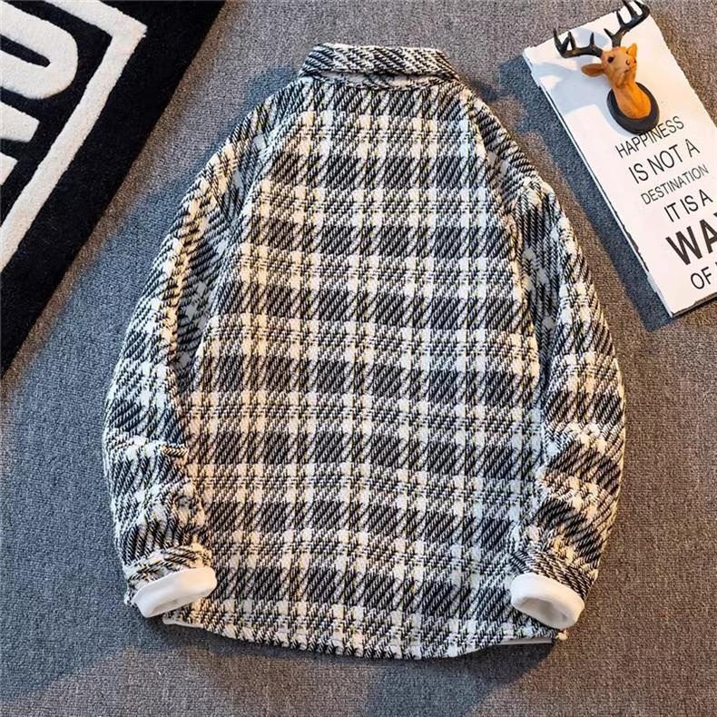 Autumn Chic Plaid Men's Jacket