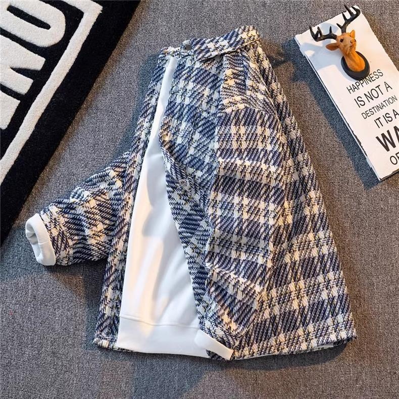 Autumn Chic Plaid Men's Jacket