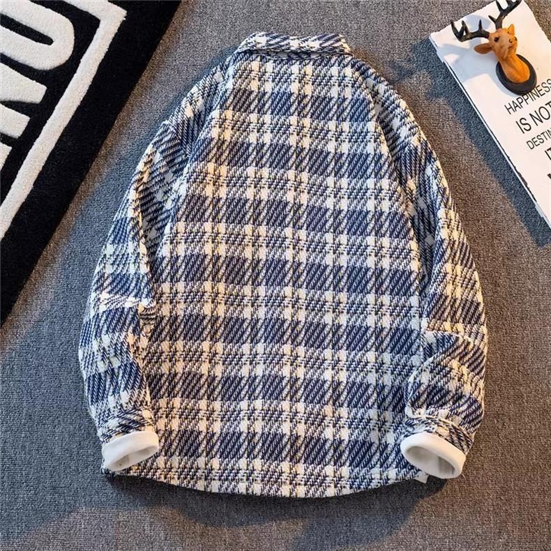 Autumn Chic Plaid Men's Jacket