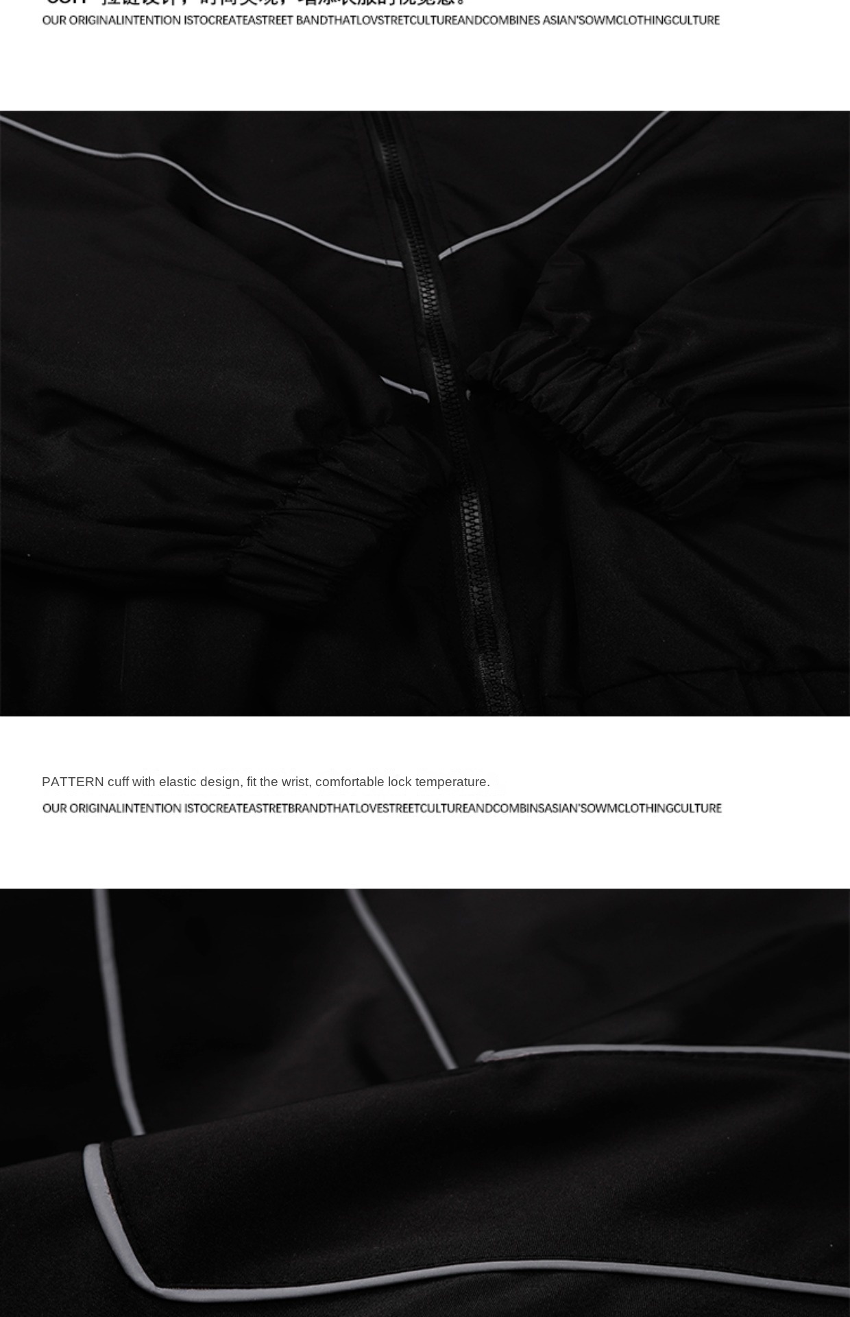Reflective Unisex Streetwear Jacket
