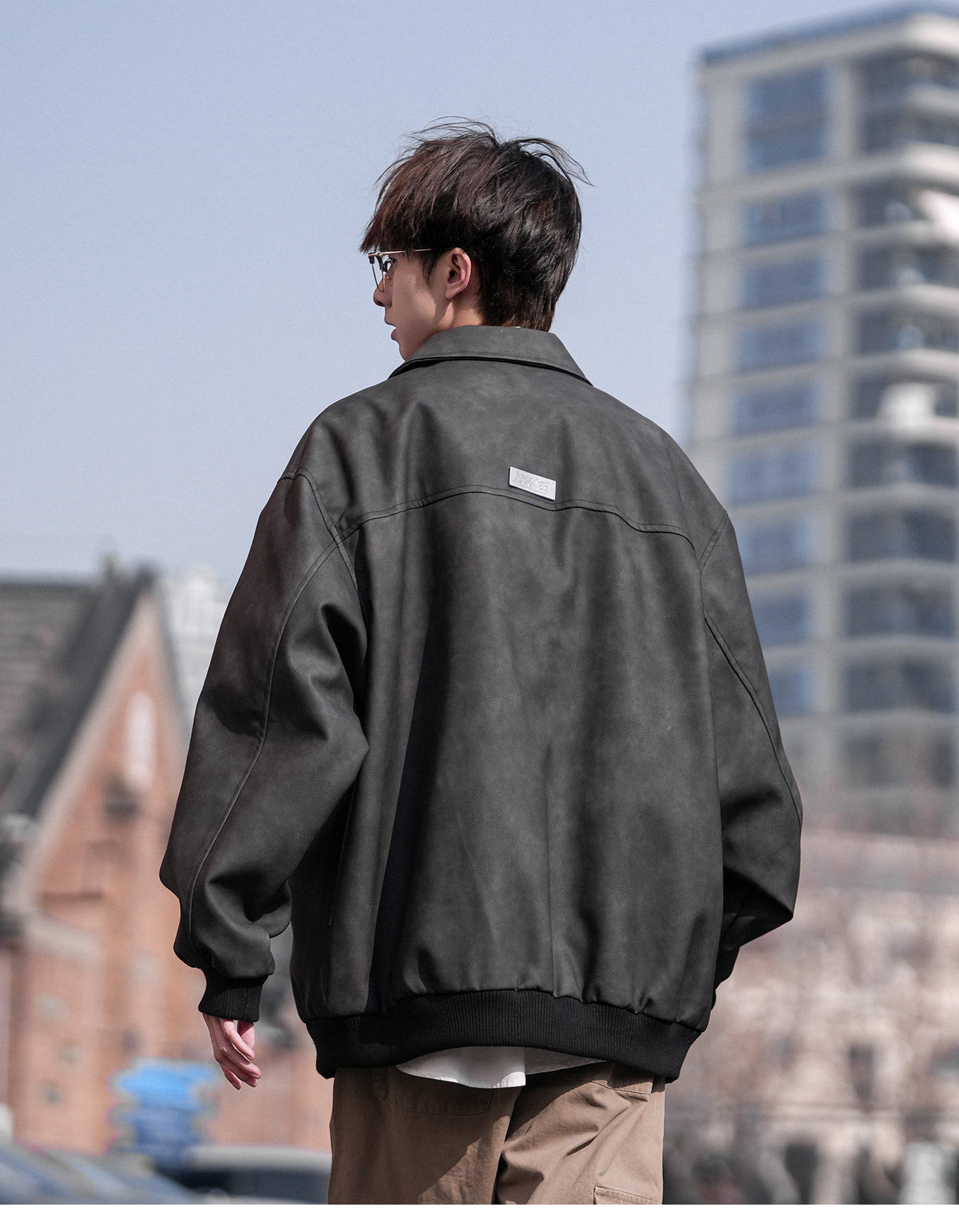 Men's Retro Brown Leather Jacket