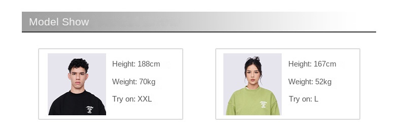 RFSD Men's Fashion | 2024 Autumn-Winter Trendy Relaxed Round Neck Sweatshirt for Men and Women