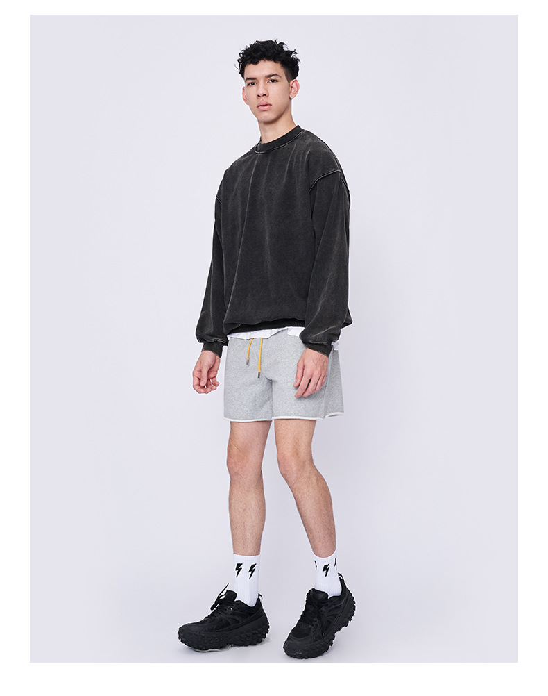 RFSD Men's Fashion | 2024 Autumn-Winter Trendy Relaxed Round Neck Sweatshirt for Men and Women