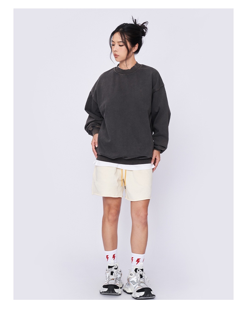RFSD Men's Fashion | 2024 Autumn-Winter Trendy Relaxed Round Neck Sweatshirt for Men and Women