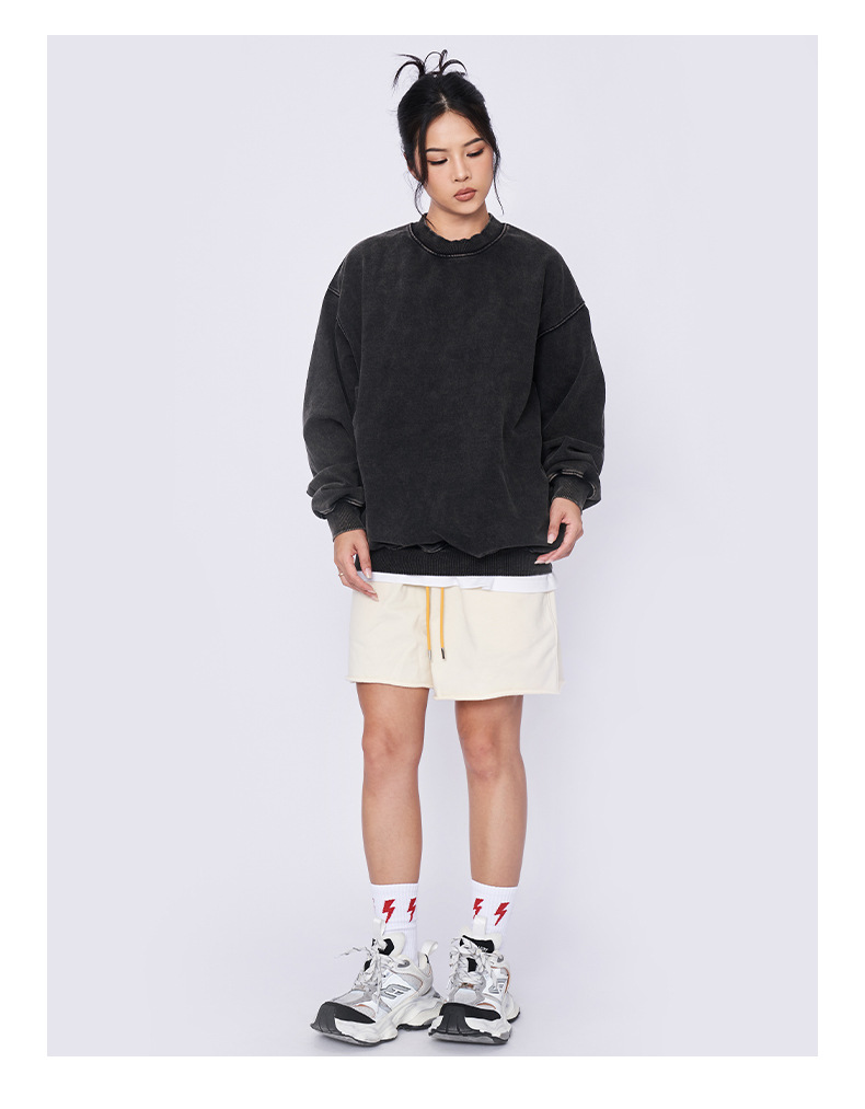 RFSD Men's Fashion | 2024 Autumn-Winter Trendy Relaxed Round Neck Sweatshirt for Men and Women