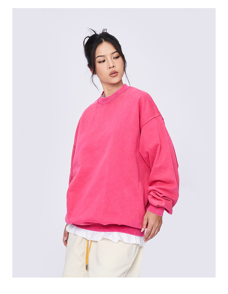 RFSD Men's Fashion | 2024 Autumn-Winter Trendy Relaxed Round Neck Sweatshirt for Men and Women