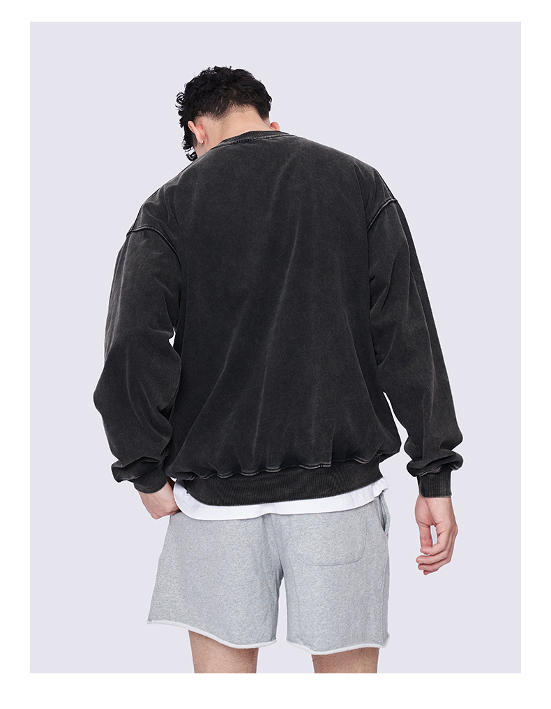 RFSD Men's Fashion | 2024 Autumn-Winter Trendy Relaxed Round Neck Sweatshirt for Men and Women