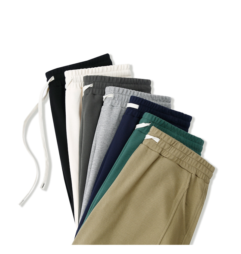 Japanese Style Men's Autumn New Arrival 300g Twill Cotton Retro Casual Sweatpants Loose Sports Pants Men's Long Pants