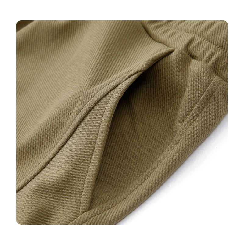 Japanese Style Men's Autumn New Arrival 300g Twill Cotton Retro Casual Sweatpants Loose Sports Pants Men's Long Pants