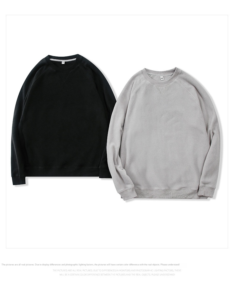 Men's Fleece Sweatshirt with Retro Style and Dropped Shoulders, Plush Sweatshirt, Men's Washed Drape American Style Mountain Climbing Outdoor 2024 Autumn New Paratrooper Pants with Drawstring and Foot Leisure Pants