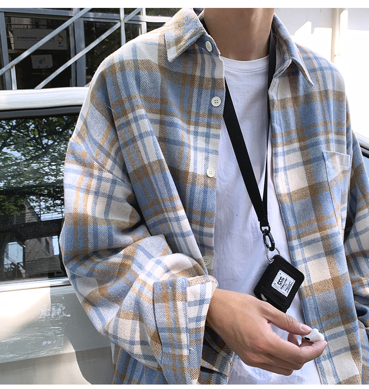 Elegant Vintage Plaid Flannel Shirt