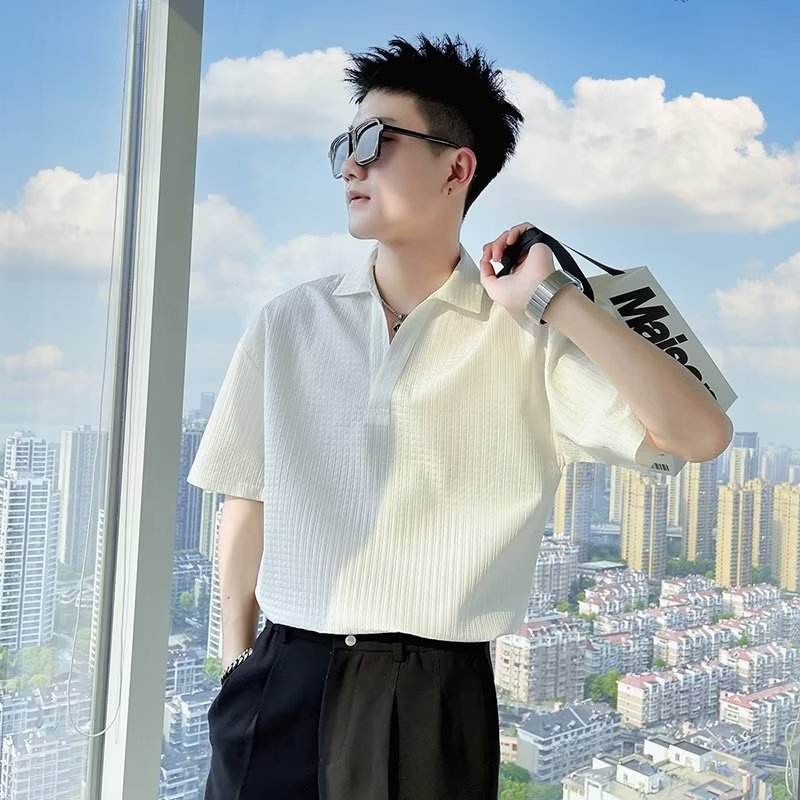 Casual Chic Solid Color Short Sleeve Shirt