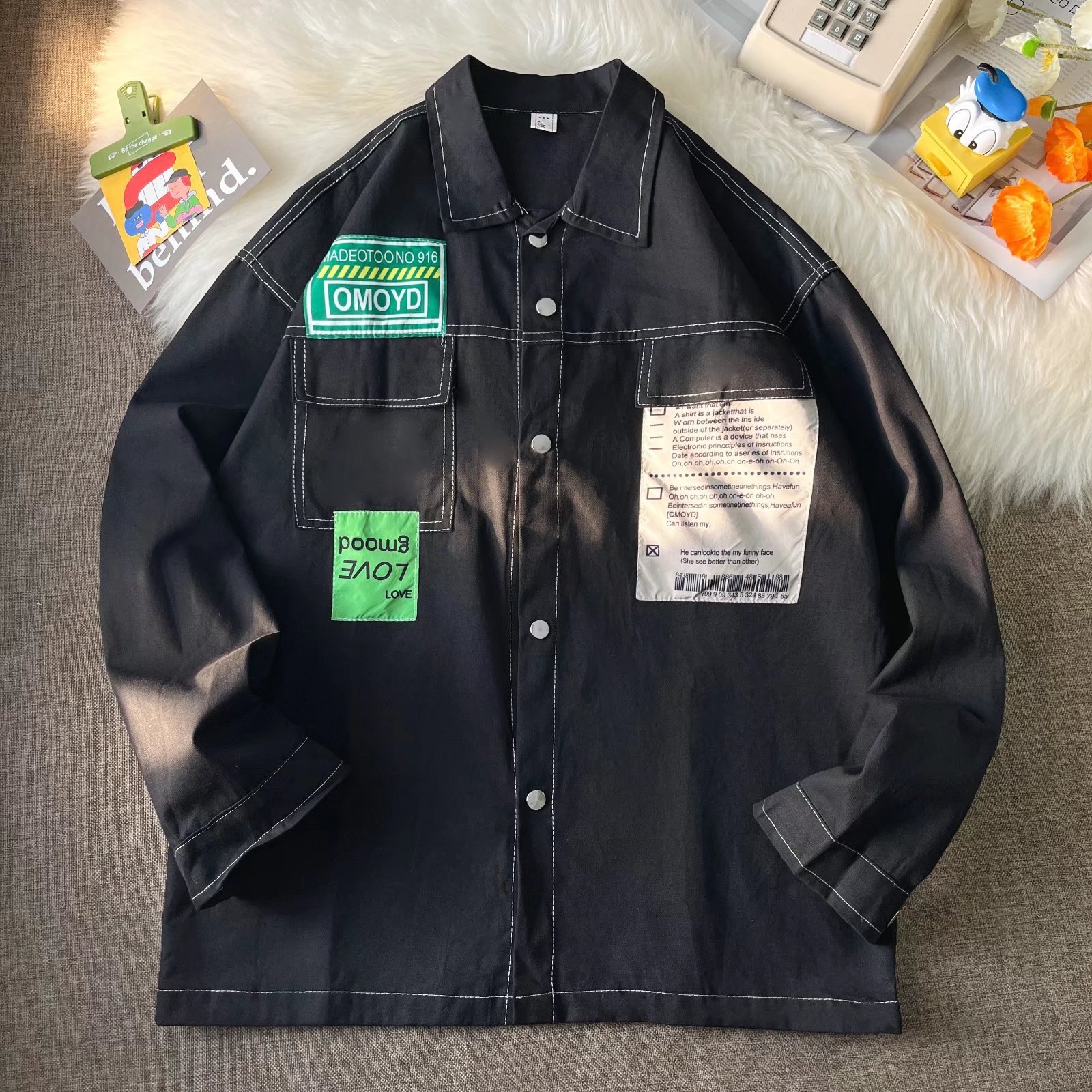 Trendy 2024 Spring Long Sleeve Shirt