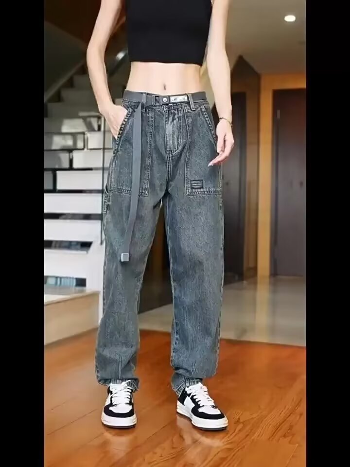 Trendy Vintage Straight-Leg Jeans for Men