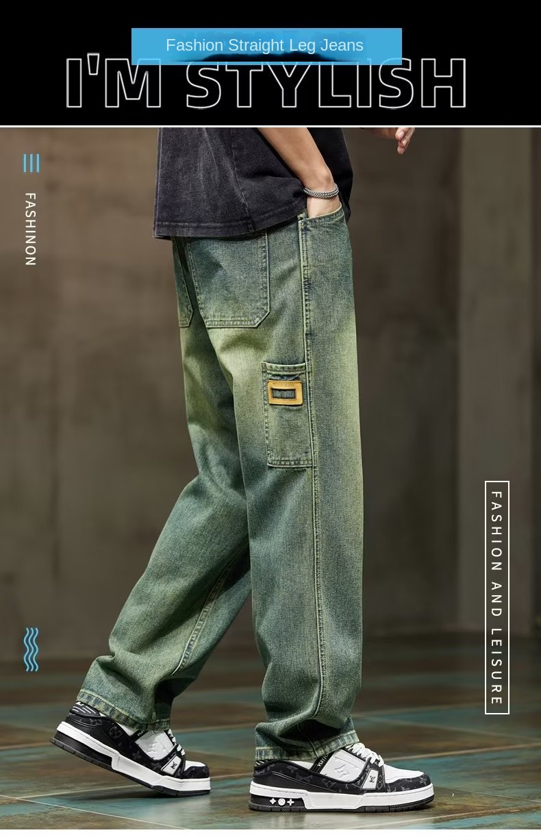 Vintage Denim Jeans for Men