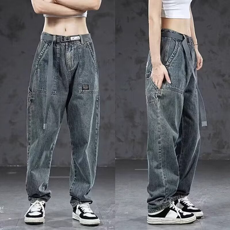 Trendy Vintage Straight-Leg Jeans for Men