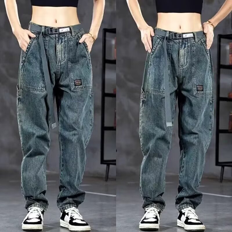 Trendy Vintage Straight-Leg Jeans for Men