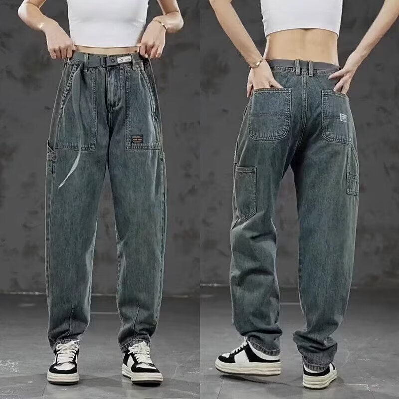 Trendy Vintage Straight-Leg Jeans for Men