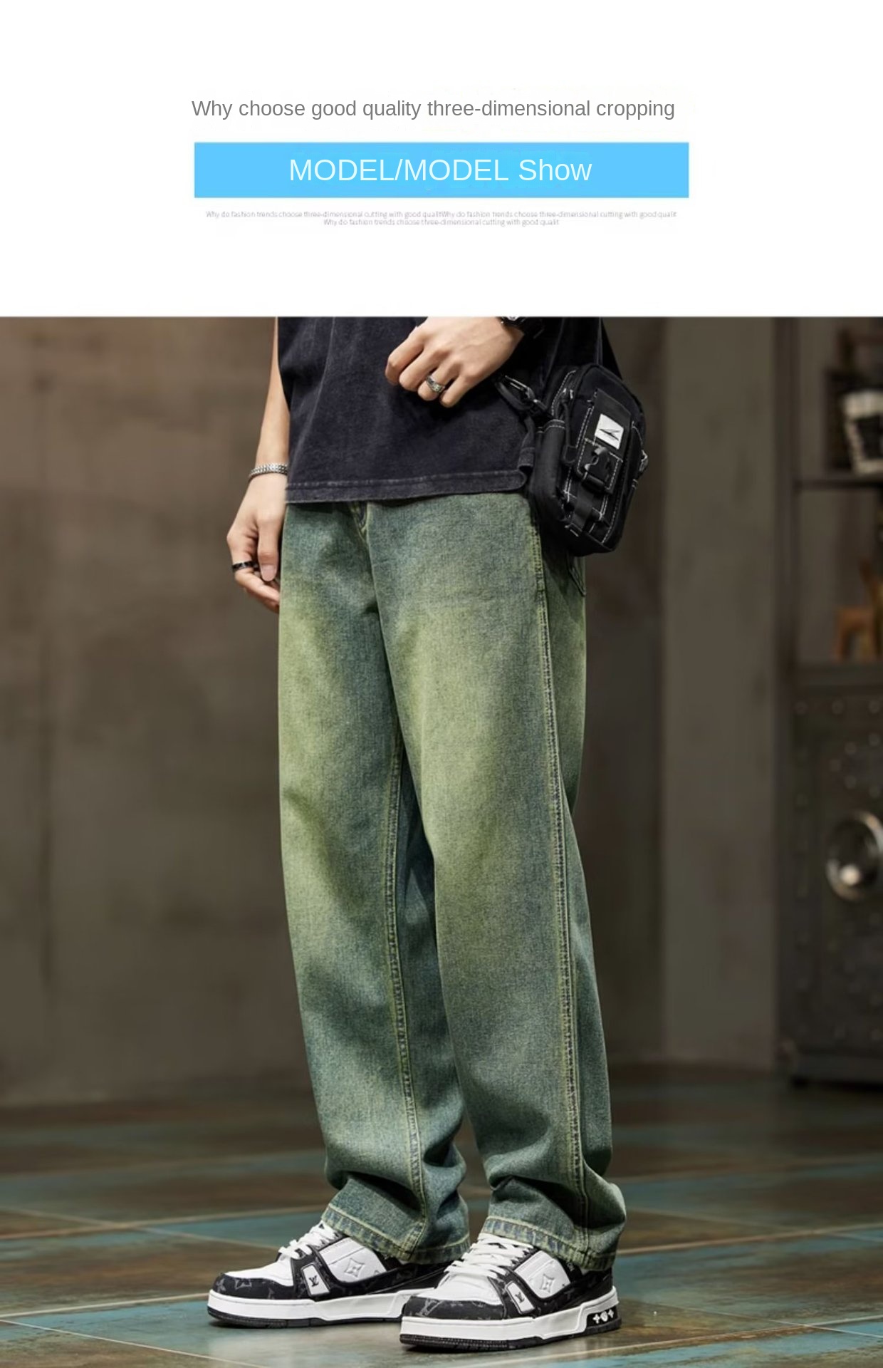 Vintage Denim Jeans for Men