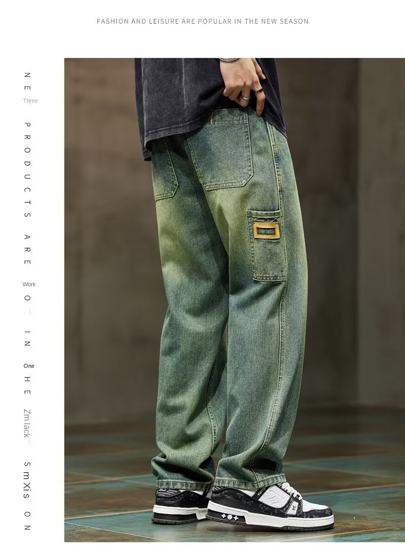 Vintage Denim Jeans for Men