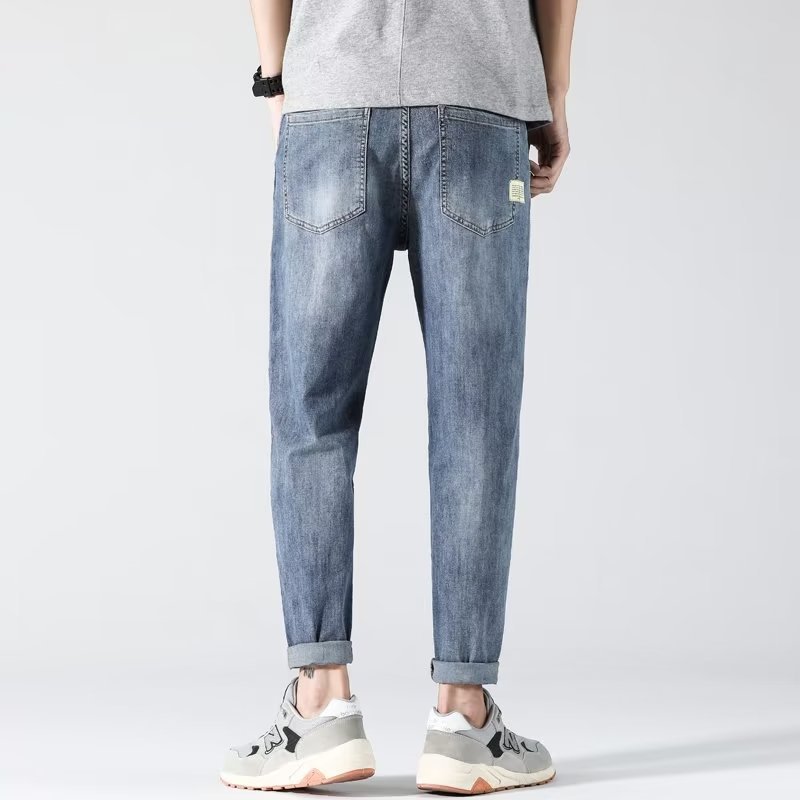 Men's Slim Straight Stretch Denim Shorts