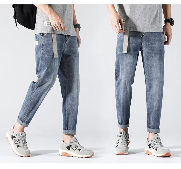 Men's Slim Straight Stretch Denim Shorts