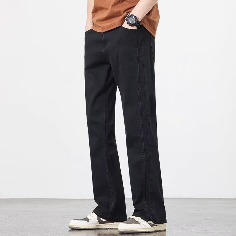2024 Autumn/Spring New American Style Men's Jeans Washed Vintage Slim Long Pants High Street Loose Straight Trousers Trendy Casual Pants Men's Autumn/Winter Trendy Brand Cool Cuff Pants New Denim Harem Long Pants Men's Oversized Trendy