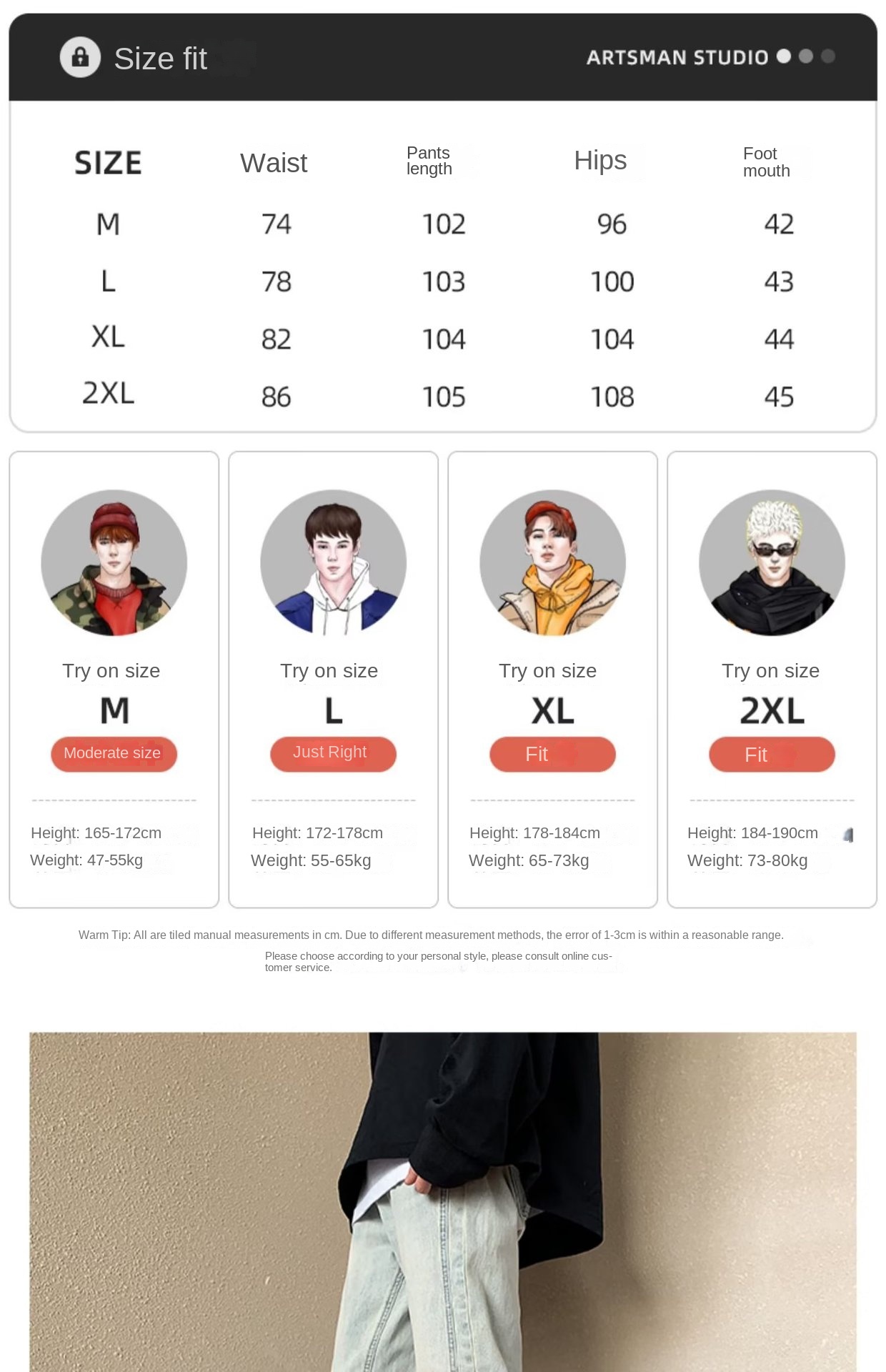 2024 Autumn/Spring New American Style Men's Jeans Washed Vintage Slim Long Pants High Street Loose Straight Trousers Trendy Casual Pants Men's Autumn/Winter Trendy Brand Cool Cuff Pants New Denim Harem Long Pants Men's Oversized Trendy