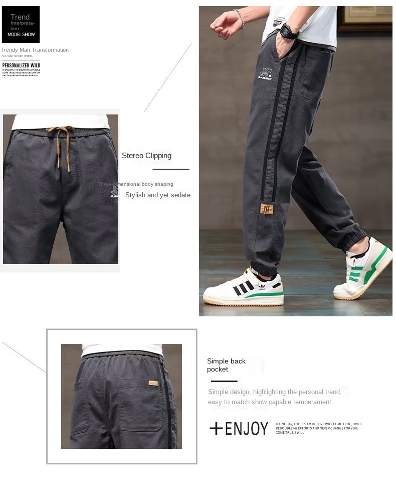 Stylish Men's Autumn Winter Trousers
