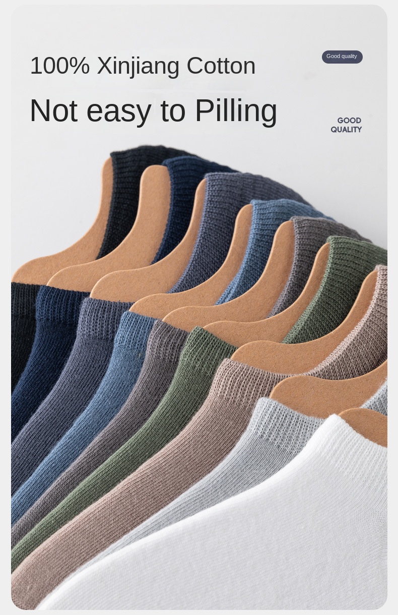 Pure Cotton Breathable Men's Socks