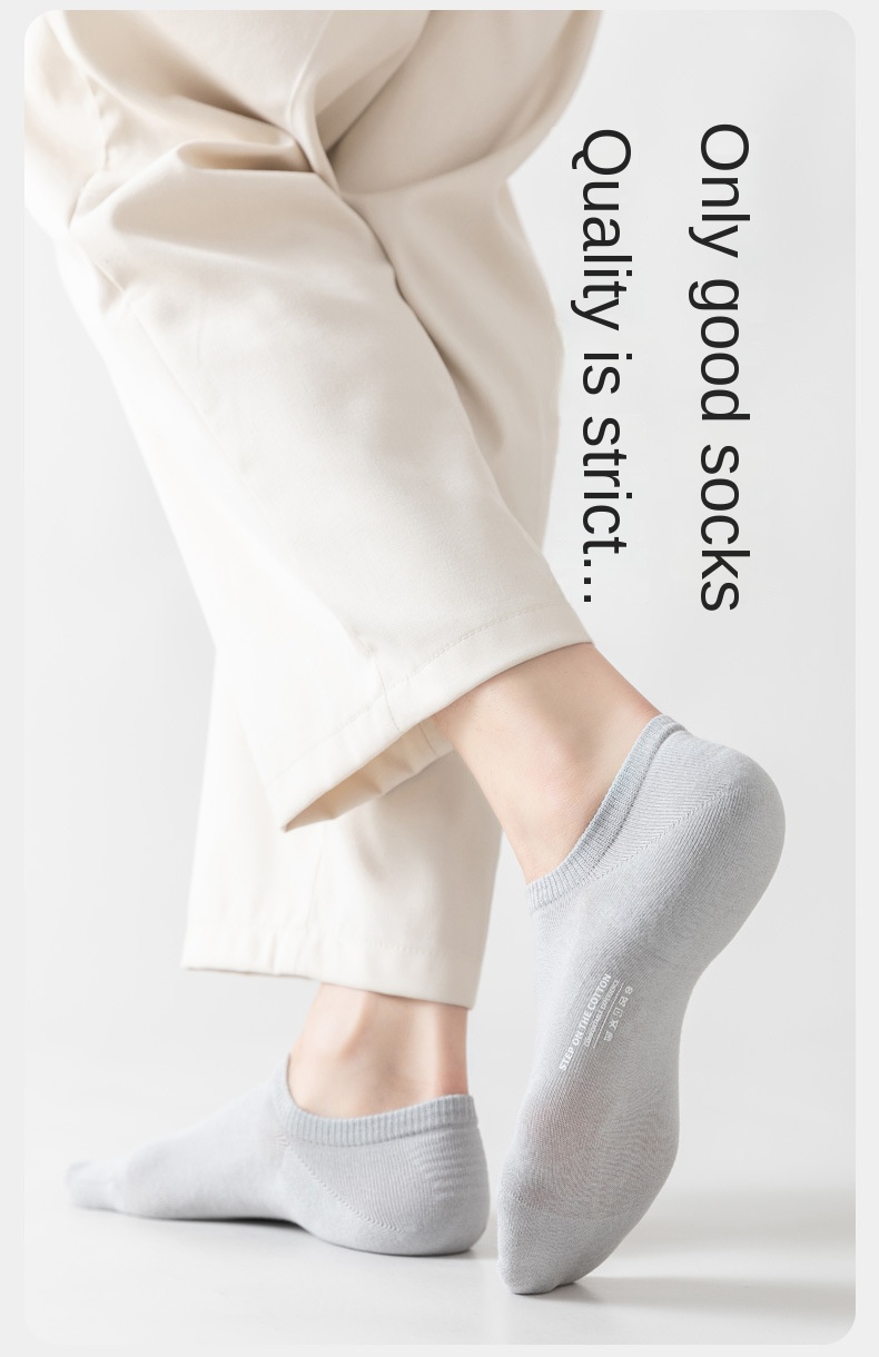 Pure Cotton Breathable Men's Socks