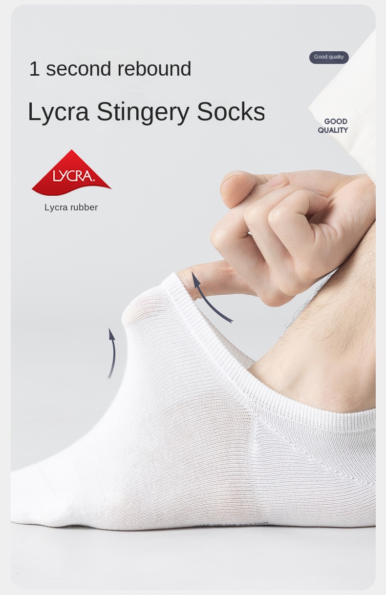 Pure Cotton Breathable Men's Socks