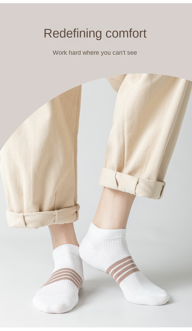 Xinjiang Cotton Spring Summer Men's Low Cut Socks