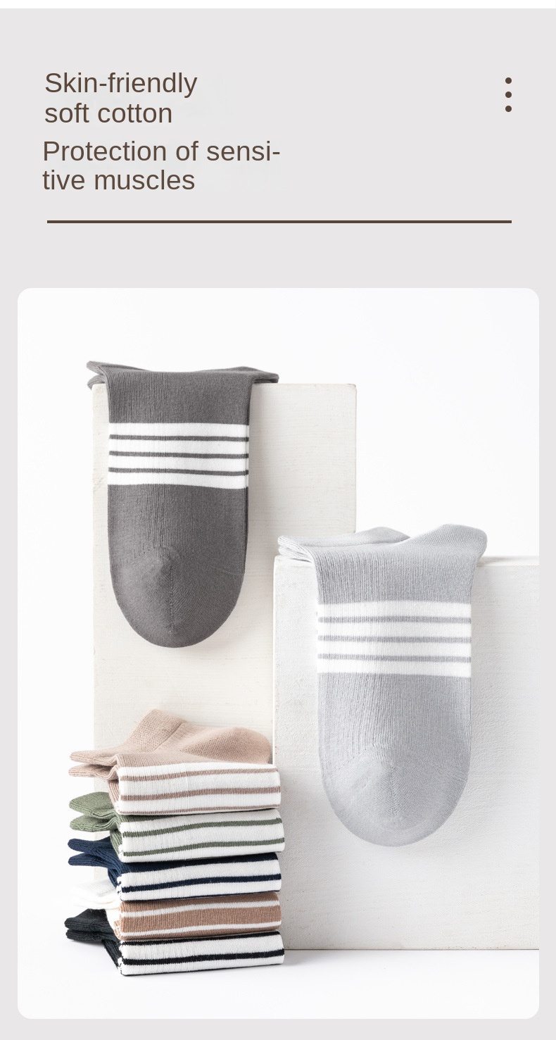 Xinjiang Cotton Spring Summer Men's Low Cut Socks