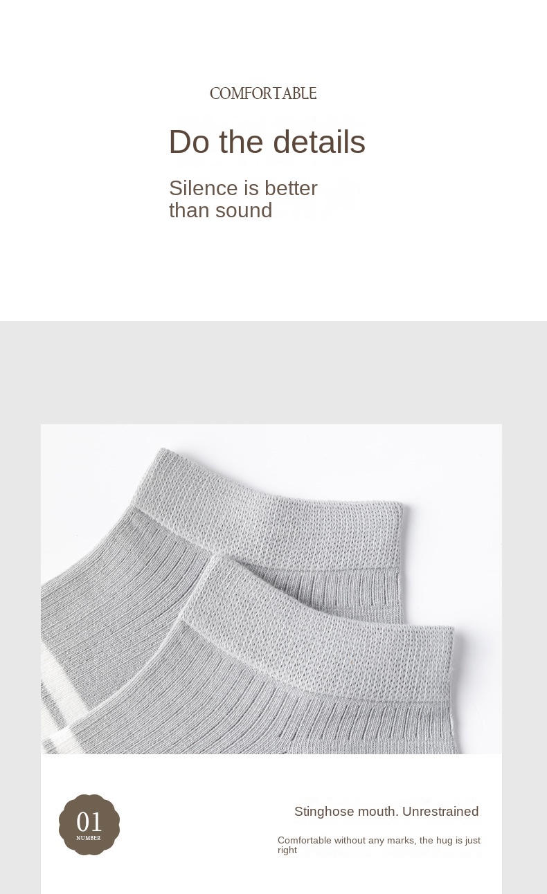 Xinjiang Cotton Spring Summer Men's Low Cut Socks