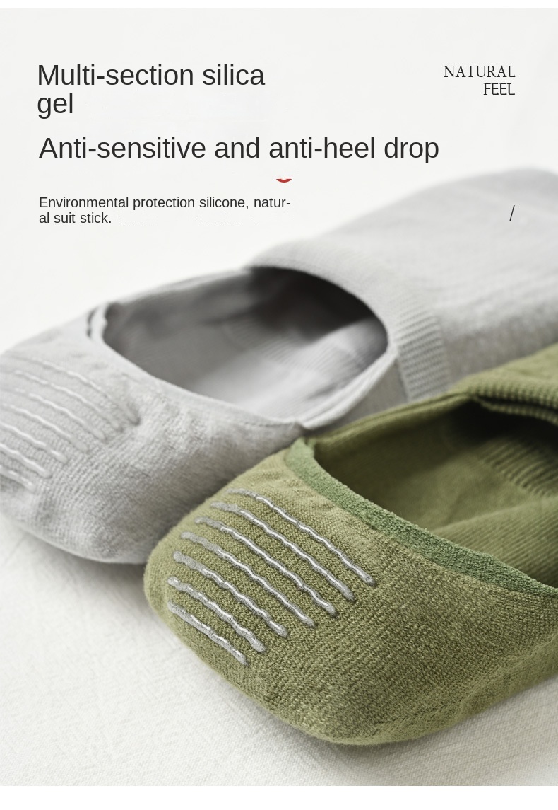 Cotton Breathable Men's Low Cut Socks