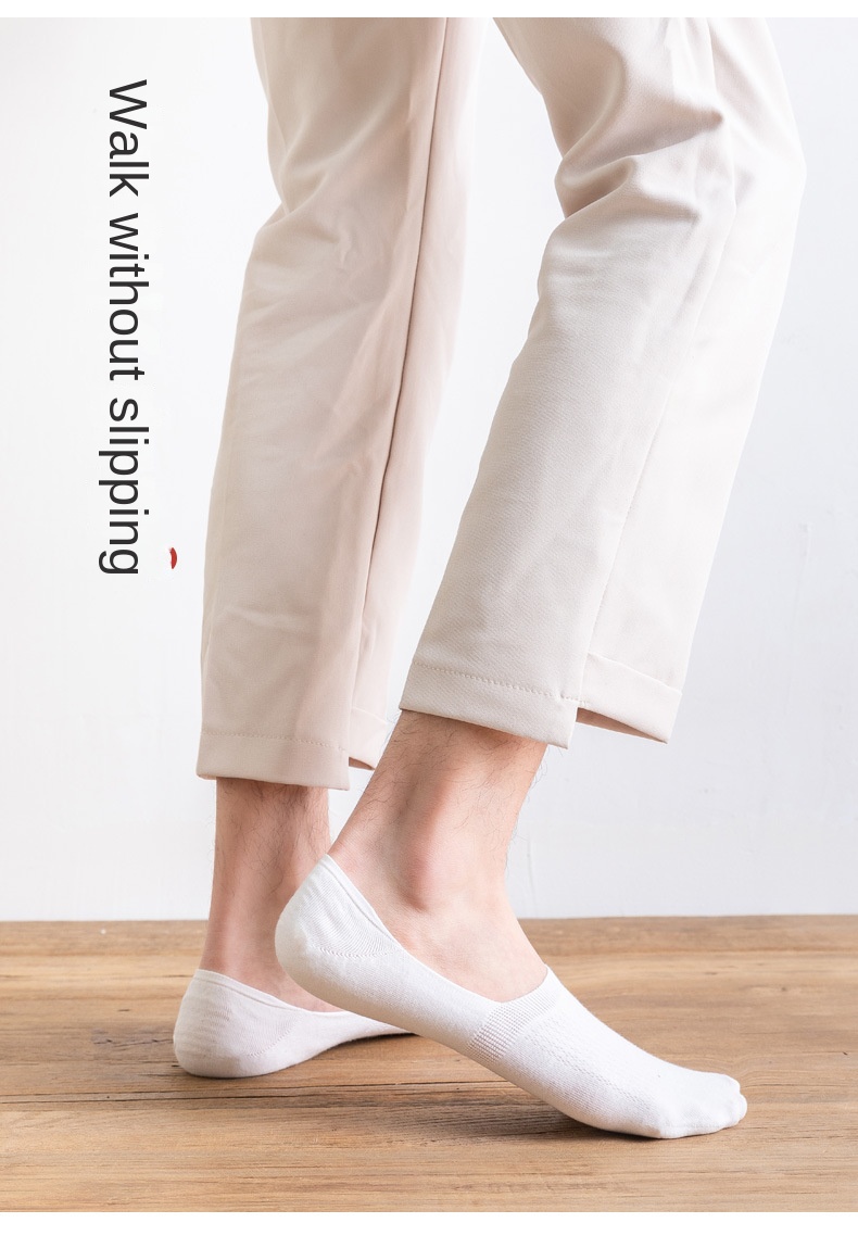 Cotton Breathable Men's Low Cut Socks