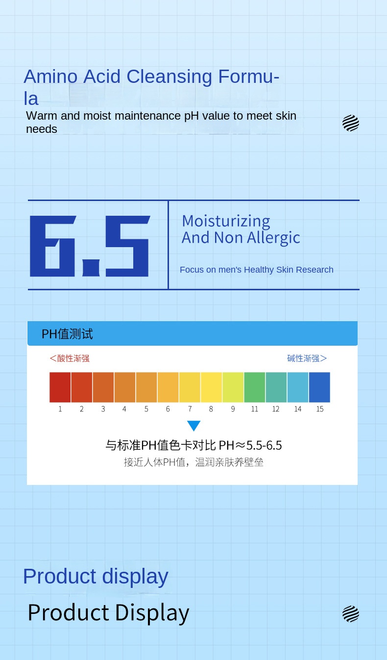 Men's Amino Acid Foaming Cleanser