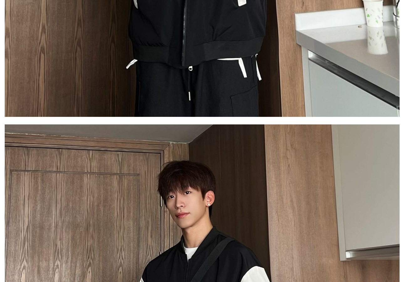 Reversible Starry Baseball Jacket