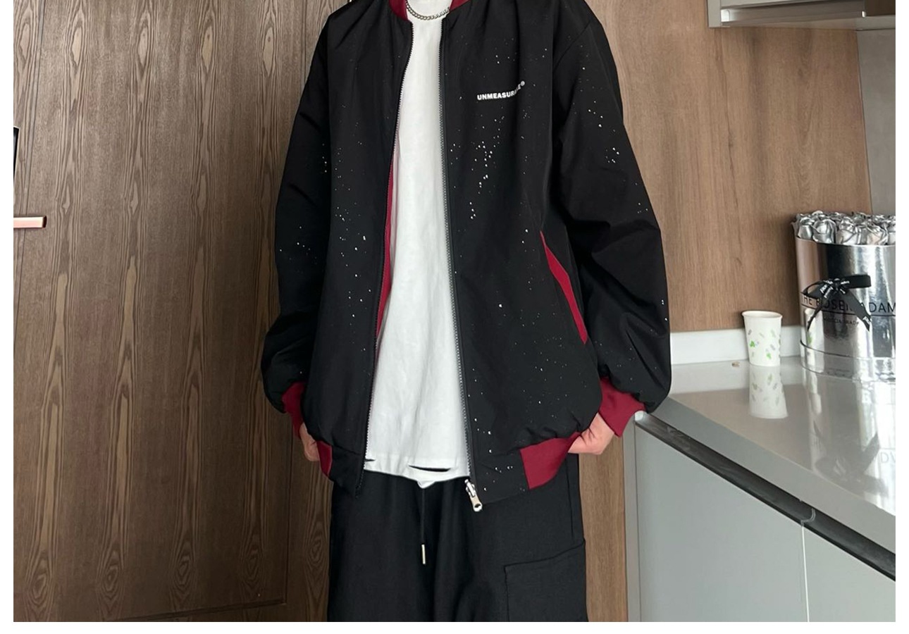 Reversible Starry Baseball Jacket