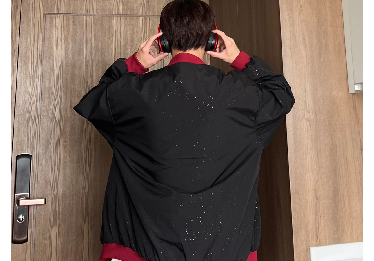Reversible Starry Baseball Jacket