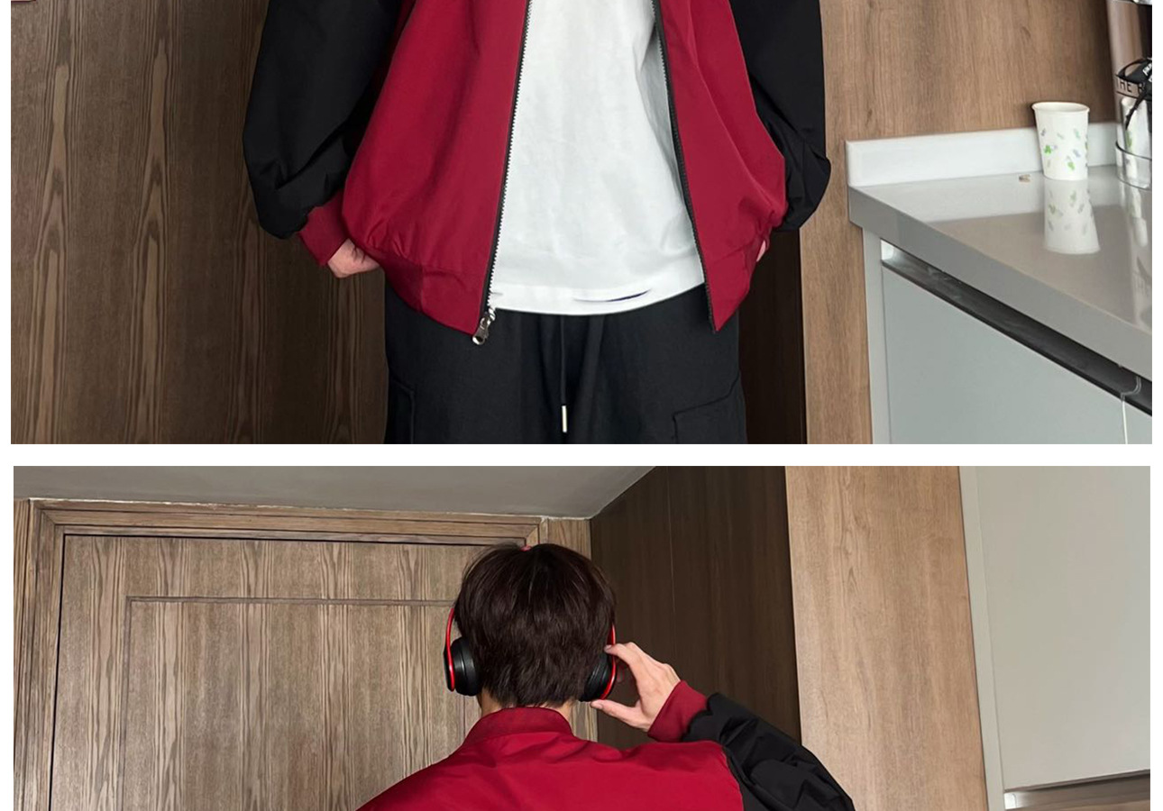 Reversible Starry Baseball Jacket