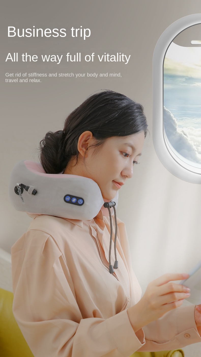 Multi-Functional Memory Foam Travel Neck Massager